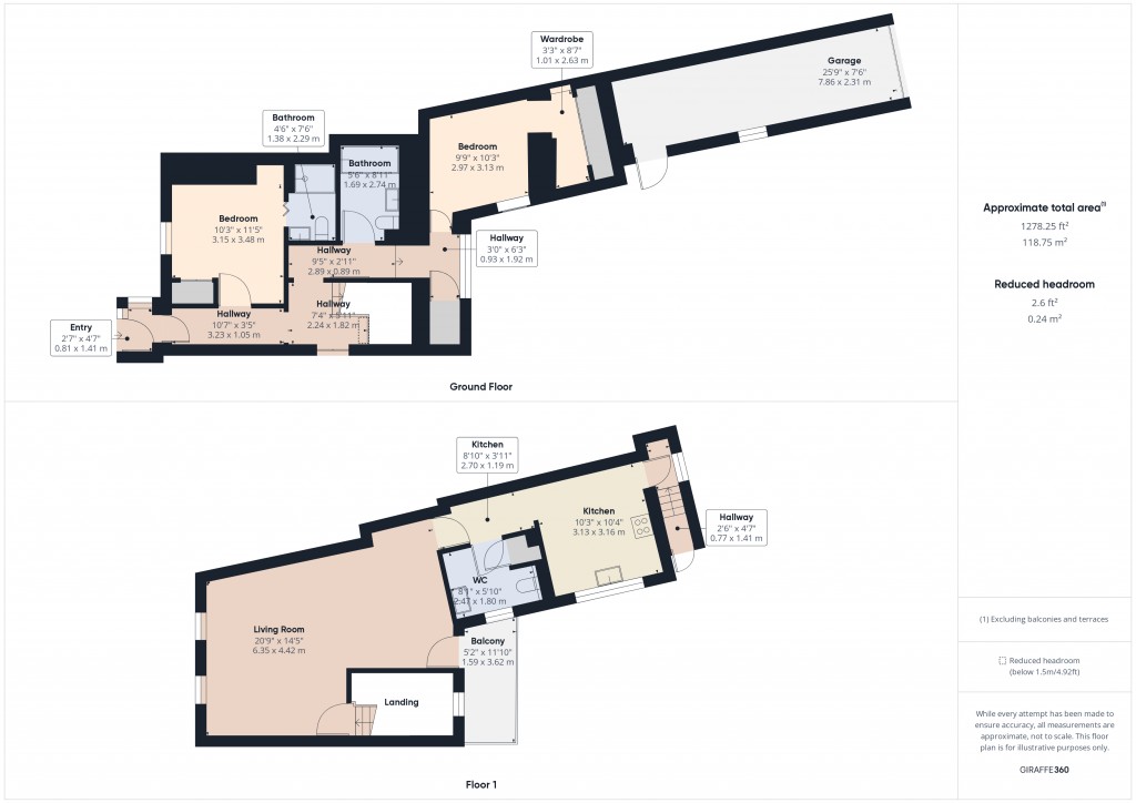 Floorplans For Trinity, Jersey, Channel Islands