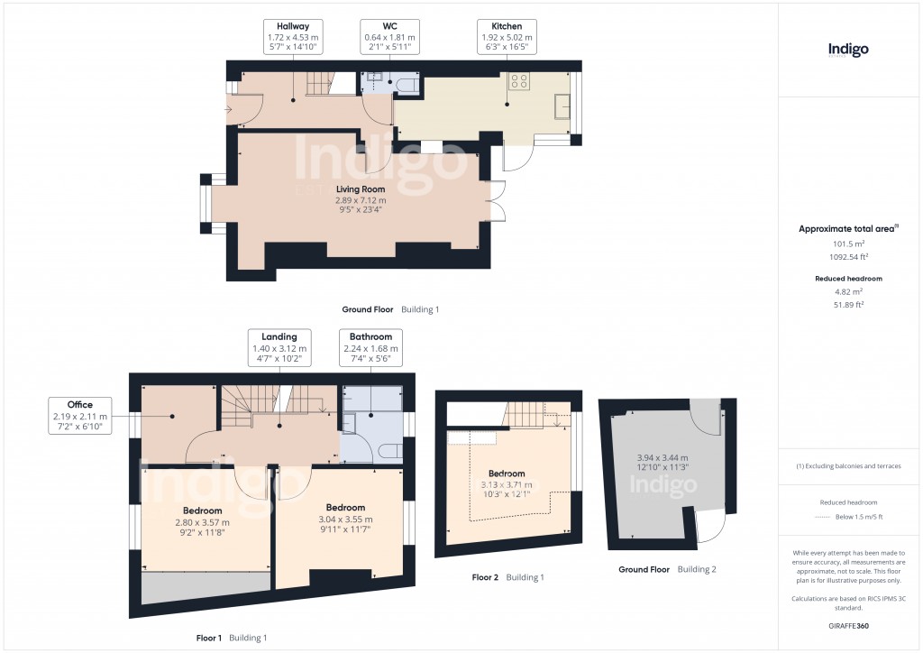 Floorplans For Walton Villas, St Helier