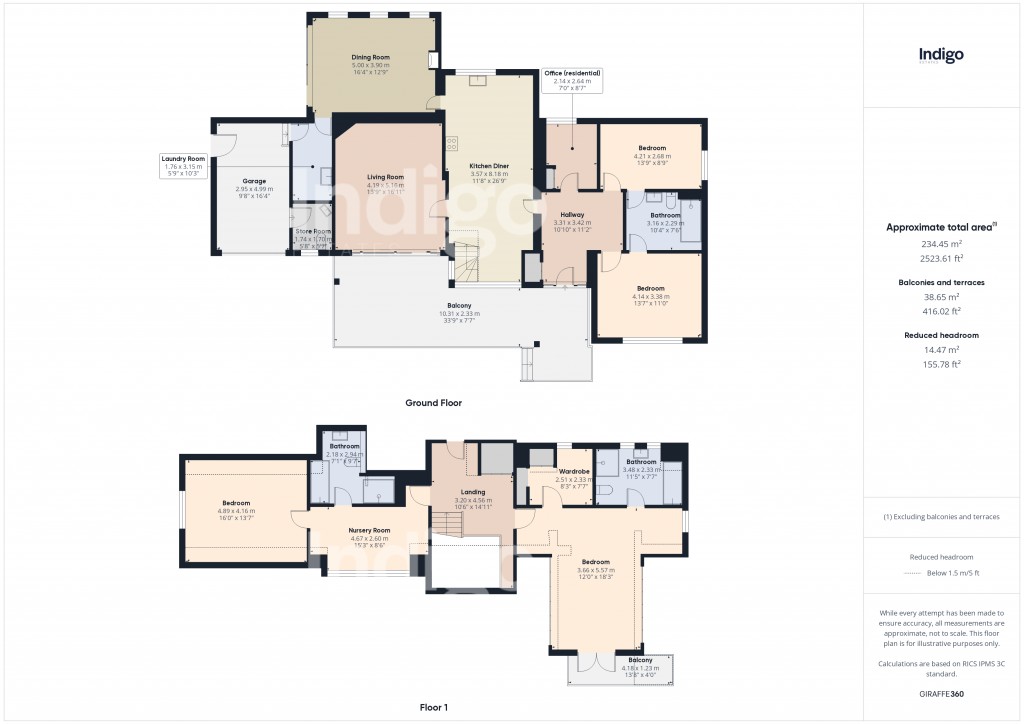 Floorplans For St Ouen, Jersey, Channel Islands